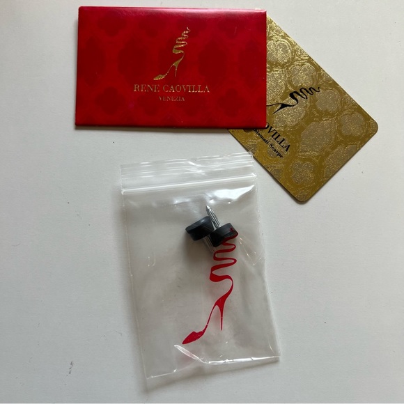 Rene Caovilla Black & tan heels - Picture 3 of 14